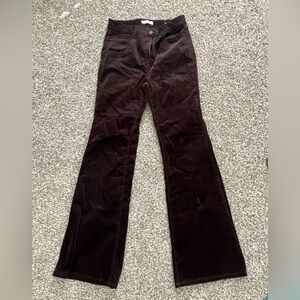 Loft- Brown Corduroy Flare Jeans